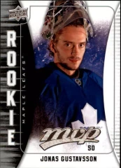 2009-10 Upper Deck MVP Jonas Gustavsson #390 Rookie Toronto Maple Leafs